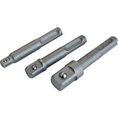 Faithfull 3 Piece SDS Plus to Square Drive Adaptor Set
