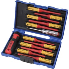 Faithfull 13 Piece Interchangeable VDE Insulated Screwdriver Set