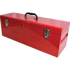Faithfull Heavy Duty Metal Tool Box and Tote Tray