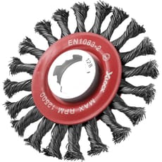 Faithfull X Lock Conical 0.5mm Steel Wire Brush