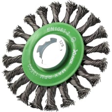 Faithfull X Lock Conical 0.5mm Stainless Steel Wire Brush