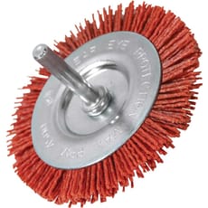 Faithfull Abrasive Nylon Bristle Wheel Brush