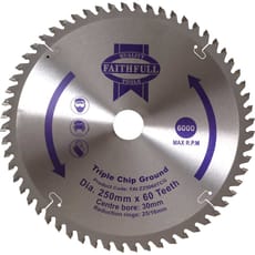 Faithfull Triple Chip Ground TCT Circular Saw Blade