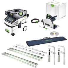 Festool TS55 F EBQ Plunge Saw and L Class Extractor Kit