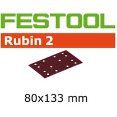 Festool Rubin 2 StickFix Sanding Sheets for Wood 80 x 133mm