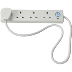 Faithfull Power Plus 4 Socket Surge Protected Extension Lead 240v
