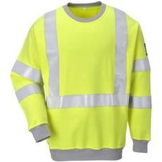 Modaflame Mens Flame Resistant Hi Vis Sweatshirt
