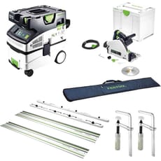 Festool TS55 F EBQ Plunge Saw and M Class Extractor Kit