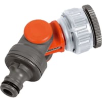 Gardena ORIGINAL Angled Threaded Tap Hose Pipe Connector 