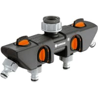 Gardena ORIGINAL Four Way Water Splitter for Garden Taps 