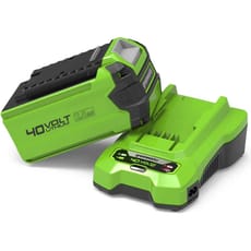 Greenworks GSK40B2 40v Cordless Li-ion Battery 2ah and Standard Battery Charger