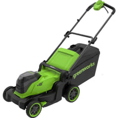 Greenworks MO48L 48v Cordless Rotary Lawnmower 410mm 