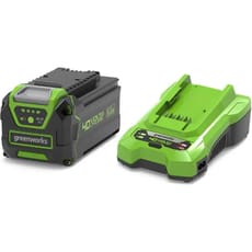 Greenworks GWGSK40B4 40v Cordless Battery 4ah and Standard Charger 