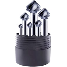 Guhring 6 Piece Spyro Tec HSCO TiALN Coated Chatter Free Countersink Set