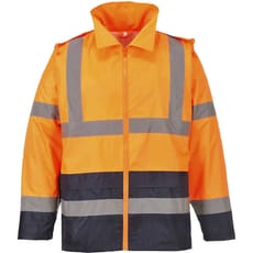 Classic Hi Vis Contrast Rain Jacket