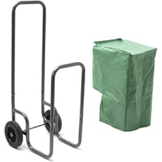 Handy THLC Log Cart with Cover