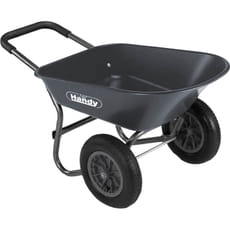 Handy Poly Wheelbarrow With Twin Pneumatic Wheels