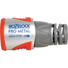 Hozelock Pro Metal AquaStop Hose Pipe Connector