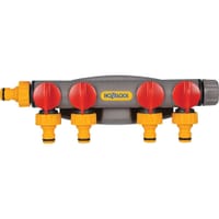 Hozelock 4 Way Threaded Tap Hose Pipe Connector 