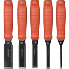 Hultafors 5 Piece Scandinavian Bevel Edge Butt Wood Chisel Set