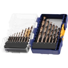 Irwin 15 Piece HSS Cobalt Drill Bit Set