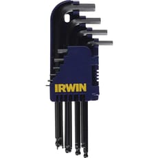 Irwin T10757 10 Piece Long Arm Ball End Hex Key Set