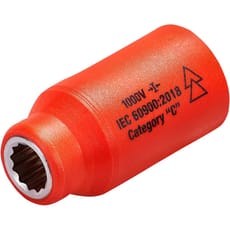 ITL 1/2" Drive Insulated Bi Hexagon Socket