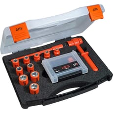 ITL 24 Piece 1/4" Drive Insulated Bi Hexagon Socket Set