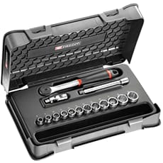 Facom J.161-1P12 15 Piece 3/8" Drive Bi Hexagon Socket Set
