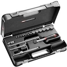 Facom J.161-3P12U 19 Piece 3/8" Drive Bi Hexagon Socket Set Imperial