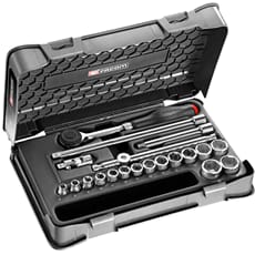 Facom J.360-3P6 20 Piece 3/8" Drive Hexagon Socket Set