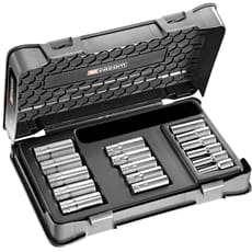 Facom J.405 16 Piece 3/8" Drive Deep Hexagon Socket Set
