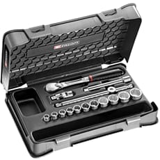 Facom JL.161-2P12U 16 Piece 3/8" Drive Bi Hexagon Socket Set Imperial