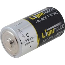 Lighthouse LR14 Extra Long Life C Alkaline Batteries