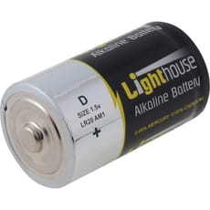 Lighthouse LR20 Extra Long Life D Alkaline Batteries 
