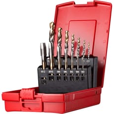 Dormer L113-201 14 Piece HSS E000 Spiral Point Tap & A002 Drill Set