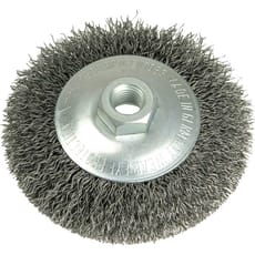 Lessmann 0.35 Cimped Steel Wire Conical Bevel Brush 