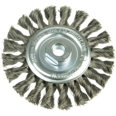 Lessmann 0.5 Stainless Steel Wire Knot Wheel Brush 