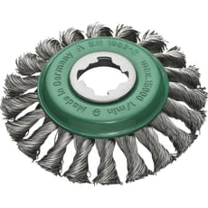 Lessmann X Lock Non Sparking Stainless Steel Knotted Wire Wheel 