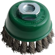 Lessmann 0.5 Stainless Steel Wire Knot Cup Brush 