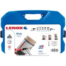 Lenox 10 Piece Plumbers Hole Saw Set