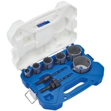 Lenox 8 Piece Electricians Bi Metal Carbide Tip Hole Saw Set