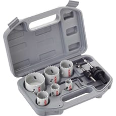 Bosch 9 Piece Electricians HSS Bi Metal Hole Saw Set