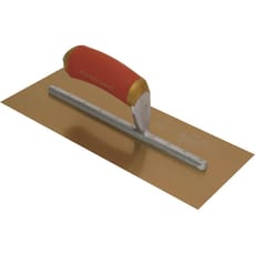Marshalltown Gold Stainless Steel Pre-Worn Plasterers Trowel