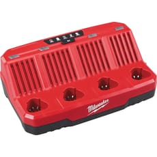 Milwaukee M12 C4 12v 4 Bay Multi Battery Charger