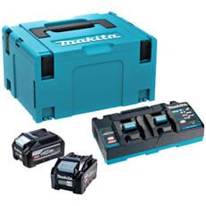 Makita 1911E6-1 40v Max XGT Cordless 2 Battery and 110v Charger Kit