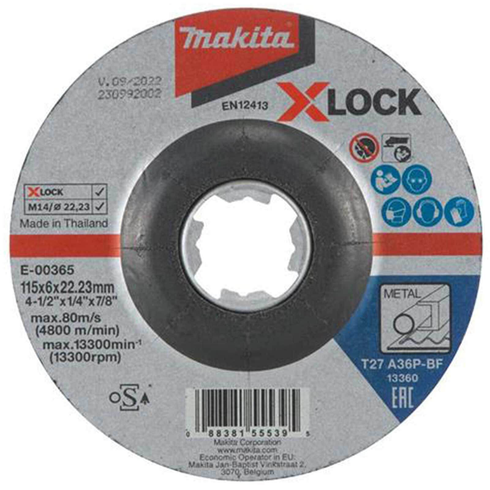 Makita x lock discs sale