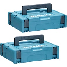 Makita 2 Piece 821549-5 Type 1 MakPac Connector Stackable Power Tool Case Kit