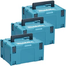 Makita 3 Piece 821551-8 Type 3 MakPac Connector Stackable Power Tool Case Kit