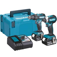 Makita DLX2283TJ 18v LXT Cordless Brushless Combi Drill and Impact Driver Kit